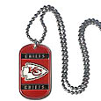 Kansas City Chiefs Tag Necklace